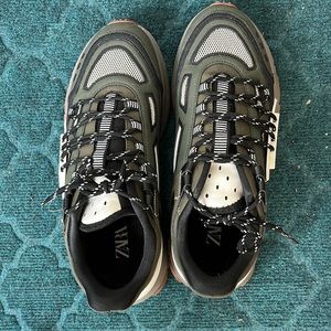 Zara Olive Green Shoes